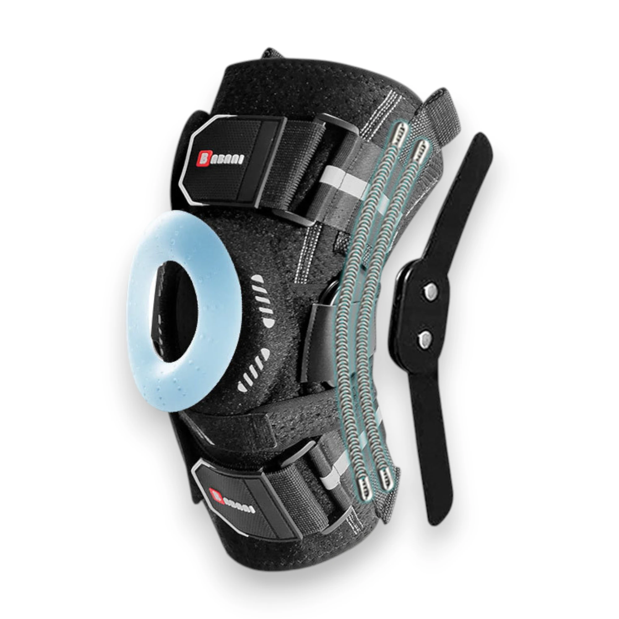 Knäskydd ortopediskt för stöd och stabilitet