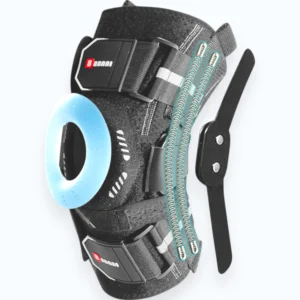 Knäskydd ortopediskt för stöd och stabilitet